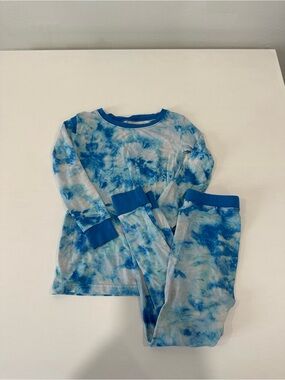 Little Sleepies Blue Tie-dye Pajama Set